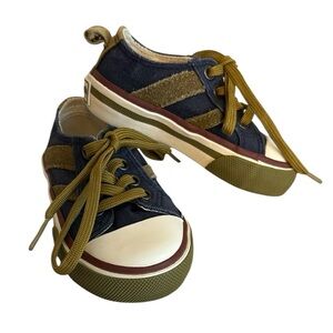 OshKosh B'gosh Blue and Green Sneakers with Rubber Toe Cap